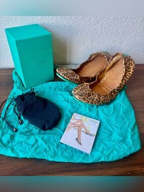 Tieks Leopard Print Ballet Flats